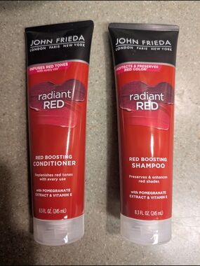 John Frieda Radiant Red Red-Boosting Shampoo & Conditioner (Red)